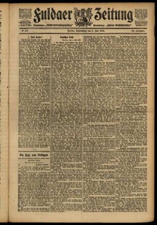 Ausgabe vom Donnerstag, den 05. Juli 1906.
