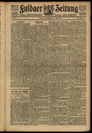 Ausgabe vom Donnerstag, den 05. Juli 1906.