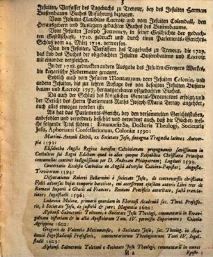 Parlements-Gerichts-Schluss welcher d. 6. des Erndtmonats 1761 wider die Gesellschaft der Jesuiten in Frankreich abgefaßt worden ist
