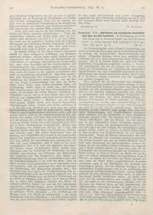 302-305 [Rezension] Gesenius, Wilhelm, Hebräisches und aramäisches Handwörterbuch über das Alte Testament. 12., völlig umgearb. Aufl