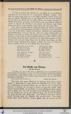 Der Fünfle von Birnau.