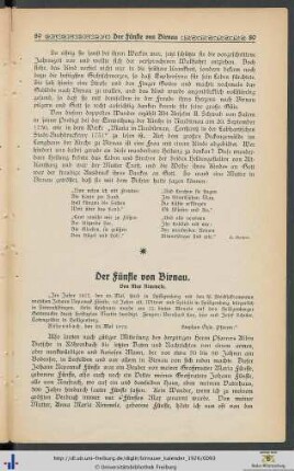 Der Fünfle von Birnau.