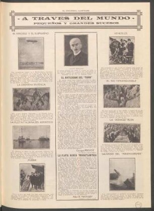 A través del mundo : Pequeños y grandes sucesos