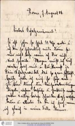 Brief vom 07.08.1908