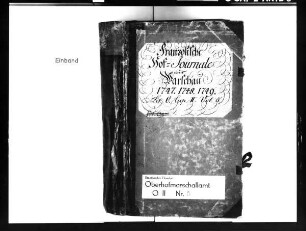 Warschauer Hoftagebücher, 1747 - 1749