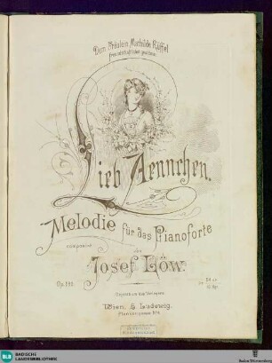 Lieb Aennchen : Melodie für das Pianoforte; op. 130