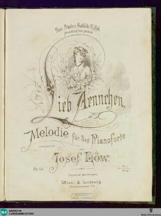 Lieb Aennchen : Melodie für das Pianoforte; op. 130