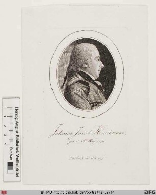 Bildnis Johann Jacob Hirschmann
