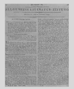 Abriß einer Mythologie für Künstler zu Vorlesungen. T. 1. Hrsg. v. F. E. Rambach. Berlin: Felisch 1796
