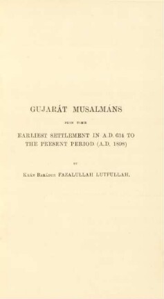 Gujarát Musalmáns