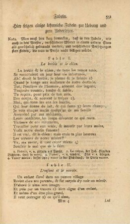 Fabeln, Verse und Grabschriften.
