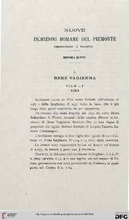 7: Nuove inscrizioni romane del Piemonte emendate o inedite, [5]