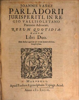 Rerum quotidianarum libri duo