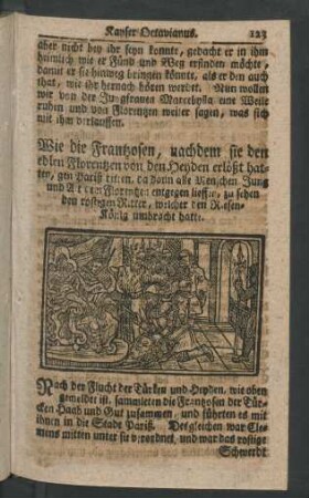 Wie die Frantzosen, nachdem sie den edlen Florentzen von ...