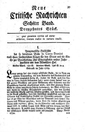 Dreyzehntes Stück.