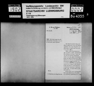 Insubordination, OA Öhringen