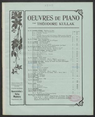 No. 3: Solitude : Op. 75 No. 3