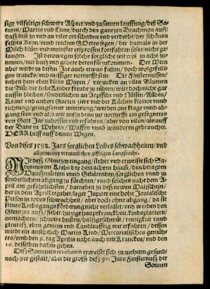 Von dises 1592. Jars sorglichen Leibes schwachheiten/ und allgemeiner vermutlichen gifftigen Langseuche.