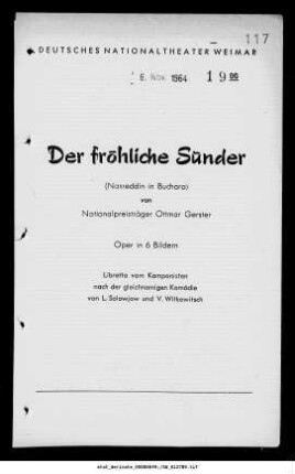 Der fröhliche Sünder