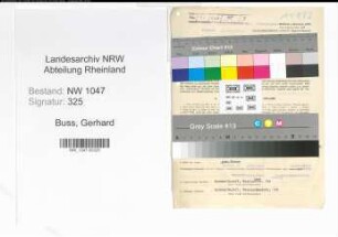 Entnazifizierung Gerhard Buss , geb. 20.05.1895 (Postbeamter)