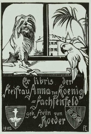 Exlibris Anna von Koenig-Fachsenfeld
