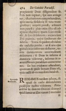 414-425, Redeamus tandem ad nos, & quasi de coelo ...