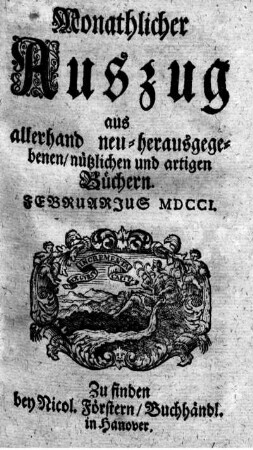 FEBRUARIUS MDCCI.