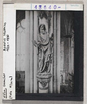 Köln: Dom, Chor, Apostel Matthias