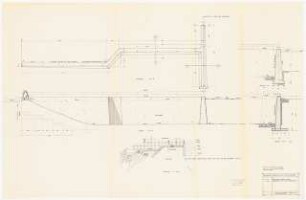 Gymnasium, Bad Sooden-Allendorf Außenanlage: Detailplan (Lageplan, Grundriss, Ansicht, Schnitte), Winkelstützwand, 1:200, 1:50