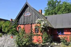 Bornholm - Vorgarten : Aufgenommen im Dorf Boderne auf der dänischen Ostseeinsel Bornholm am 27. Juli 2010