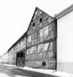Fachwerkwohnhaus; Nidda, Hintergasse 3