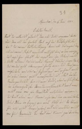 Nr. 8: Brief von Luigi Bianchi an Adolf Hurwitz, München, 5.6.1880