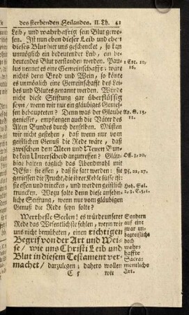 41-50, [..., wahrhaftigkeit sein] Leib, und wahrhaftig...