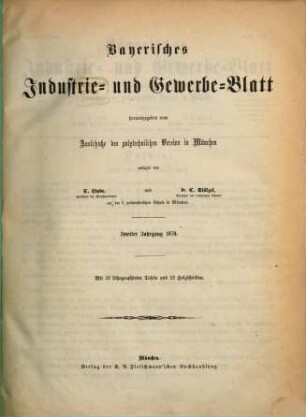 Bayerisches Industrie- und Gewerbeblatt. 2. 1870