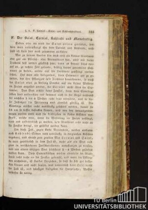 F. Der Salat, Carviol, Kohlrabi und Monatrettig.