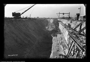 A 75, Baggerarbeiten an der Einsturzstelle