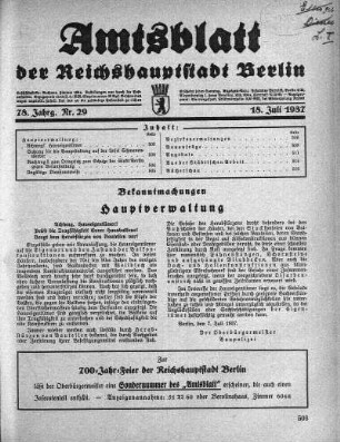1937,29: Nr. 29, 18. Juli 1937