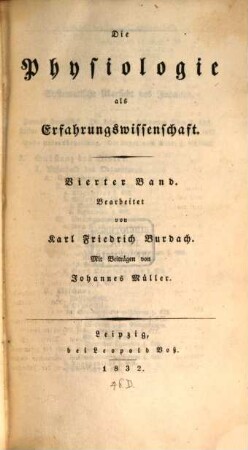 Die Physiologie als Erfahrungswissenschaft, 4