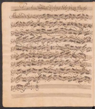 Partiten; vl; d-Moll; BWV 1004
