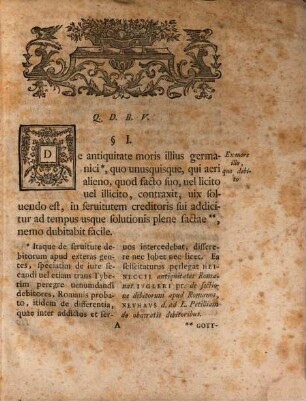 Dissertatio Inavgvralis Ivridica De Traditione Debitoris Ad Manvs Creditoris Vvlgo Von Gebung des Schuldners an des Glaubigers Hand und Halffter