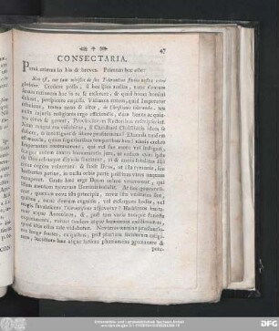 Consectaria.