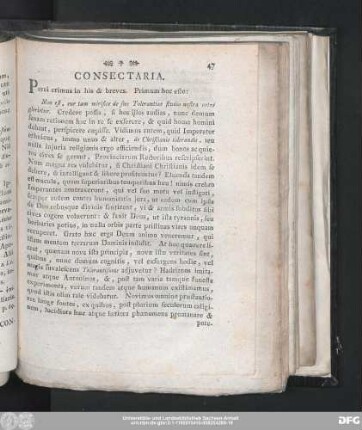 Consectaria.