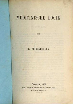 Medicinische Logik