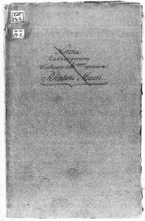 Miscellanes: Todtes-Rotulus auf Johann Baptist Enhuber (29. Mai 1800) und Calendarium ecclesiasticum ab 1. Januarii ad 28. Julii usque [1800] - BSB Cbm Cat. 14 c(3