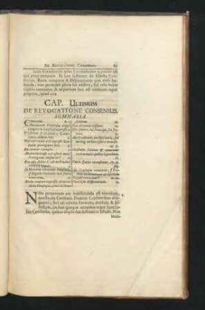 Cap. Ultimum. De Revocatione Consensus.