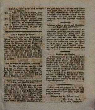 Wochenblatt der Stadt Dillingen. 1827
