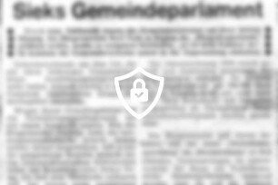 Kein Interesse für Sieks Gemeindeparlament