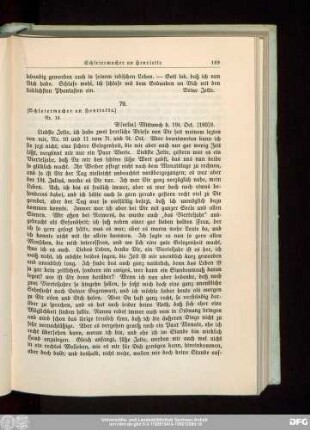79. [Schleiermacher an Henriette.]
