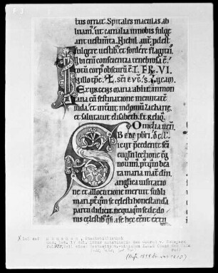 Liber matutinalis des Konrad von Scheyern — Initialen I und S, Folio 49verso