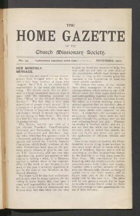 No. 23. November, 1906